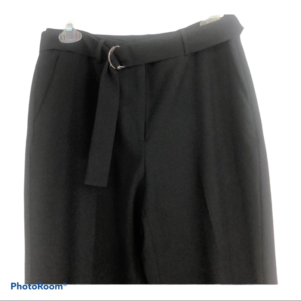 Studio Works Black‎ Belted Dress Pants Sz 10 NWT